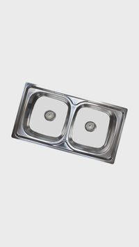 Lavadero Acero Inoxidable Doble Poza Jw85X50Pa (N) Fratelli