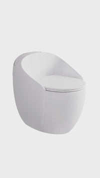 Inodoro One Piece Florida + Tapa Asiento Y Acces. Ovalado Blanco (660X490X610) - Fratelli Premium