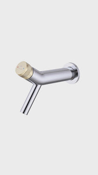 Mezcladora Monoc. A La Pared P/Bowl Fantini-1 Bronce Cromado & Gold - Fratelli Premium