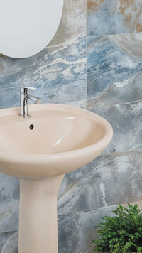 Lavatorio 20 "(49 X 43 ) + Pedestal 67 Bone Fratelli (2020)